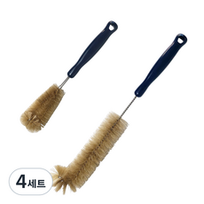 필굿리빙 자연모 젖병솔 세트, 4세트, 혼합색상
