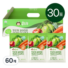 홍주부 국내산 갈아만든 CCA주스, 60개, 100ml