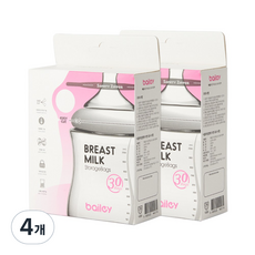 베일리 핑거레스트 모유저장팩 일회용, 30매, 4개