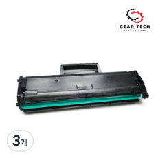 기어테크 삼성 토너 SL-M2030 SL-M2035 SL-M2030W SL-M2033W SL-M2080 SL-M2085FW SL-M2035W, 3개, MLT-K200XXL 검정 3000매 정품대배98%%