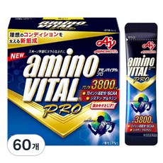 아미노바이탈 3800mg 러닝 마라톤 자전거 등산 아미노산 bcaa 보충 스포츠 식품 30포, 4.4g, 60개