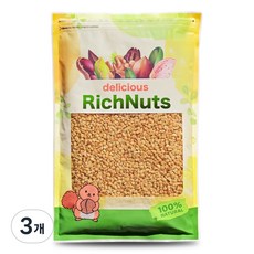 리치너츠 볶음땅콩분태 8태, 1kg, 3개 1kg, 3개