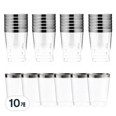 쓱싹 아리아 플라스틱 다회용 소주잔 60ml, 6개입, 10개