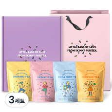 스키니퓨리티 차 선물세트, 슈링티 7p + 데일리민트티 7p + 스키니티 7p + 펌킨펌킨티 7p, 3세트