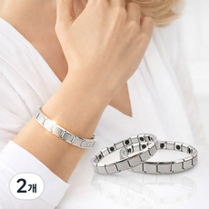 피로완화 게르마늄팔찌 건강팔찌 남녀공용, 2개