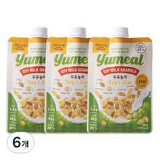 유밀 두유 그래놀라 쉐이크 두유놀라, 6개, 45g
