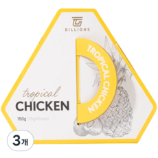 트로피칼치킨 강아지습식사료 고양이 캔 간식, 3개, 150g, 닭