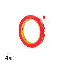 보넬뤼 3M 4905 VHB 투명 양면테이프 5mm X 1.5미터, 4개