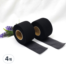 실크심지 5cm 27M(30마), 4개, 검정