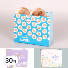 NEW 부활절계란포장 쇼핑백 (소) 종이가방, 30개, 1.꽃