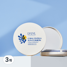 릴릴 무기자차 톤업 코랄센텔라 선쿠션, 25g, 3개