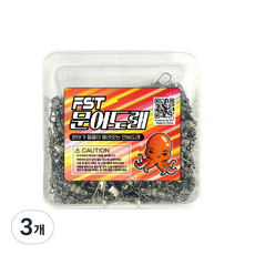 피싱템 T형 문어도래 대용량 벌크 세트 쭈꾸미 갑오징어 인터락 문어채비, 3개, 50개입