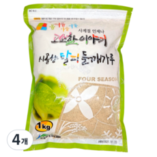 [하남댁] 시골향 껍질 벗겨 부드러운 탈피 들깨가루, 4개, 1kg