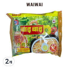 Wai Wai Instant Nepali Noodles (Halal Chicken Flavour) 와이와이치킨라면 Halal 할랄, 2개