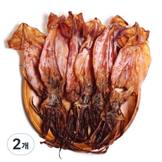 [더주] 못생겨도 맛있다! 쫄쫄이오징어 특대사이즈 3-6미 ( 내외), 240g, 2개