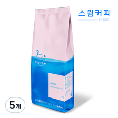 스윔커피 베트남 로부스타 원두커피, 5개, 1kg, 홀빈(분쇄안함)