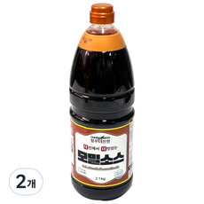 청우더진한 메밀소바육수 메밀국수소스 청우모밀소스 2.1kg, 2개