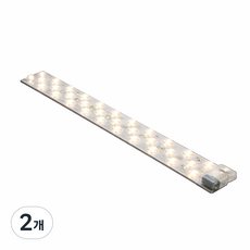 안정기일체형 플리커프리 LED 리폼 모듈 25W 형광등 교체 거실 주방 방등, 주백색, 2개