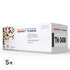TN-3448 3478 3498 호환토너 HL-L5000DN L5100DN L6400DW L6900DW, TN-3498 특대용량, 5개, 검정
