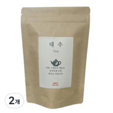 국산 대추차 PLA삼각티백, 1g, 2개, 50개입