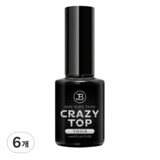 네일처방 그라시아 진비 기초젤 공식판매점, 크레이지 오버레이, 투명, 6개, 14ml