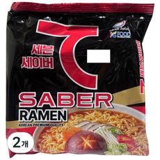 7세이버 라면 할랄 7SABER HALAL RAMEN, 2개