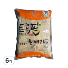 트루팜 업소용 대용량 가성비 박피들깨가루, 6개