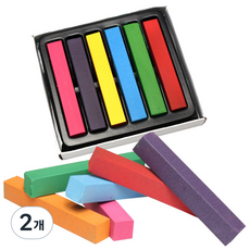 아루무 헤어염색 헤어초크 세트, 헤어초크 6색, 2개