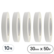 아트위브 대용량 종이 마스킹 테이프 아이보리 30mm (50M), 10개
