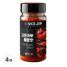 국산고춧가루 청양고춧가루 아주 매운고추가루, 80g, 4개