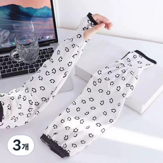 츄러블리 편한 냉감 쿨토시 손등커버형, 3개, 스마일