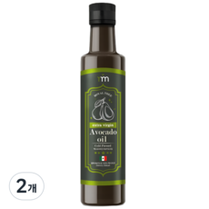 로얄트리 멕시코 최상급 HASS품종 엑스트라버진 아보카도 오일 냉압착, 2개, 250ml
