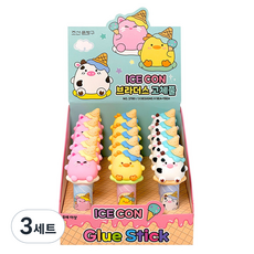 아이스콘 브라더스 고체풀 15개(박스) 목공풀 순간접착제 준비물, 3세트