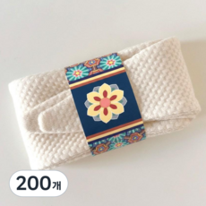 잇츠K 감성 포장띠 / 띠종이 / 띠지, 200개, (전통 채화 패턴)