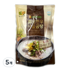 [농협] 하나가득 진품 한우사골곰탕, 5개, 500g