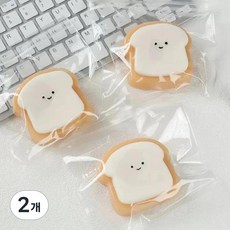 쫀득한 스시 스퀴시 초밥 말랑이 세트, 토스트 3개, 2개