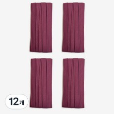 10mm 바이어스테이프 칼라바이어스 4yard, 12개, 와인