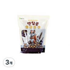 렌틸콩 2025년 캐나다산, 3개, 1.5kg