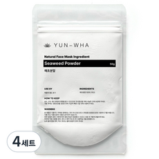 연화 해초팩 해초가루팩 천연팩가루 얼굴팩가루, 1개입, 4개