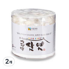 호품광명 가평댁잣엿 원통형, 600g, 2개