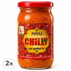 NMU Pickled Round Chilly 피클 라운드 칠리 (네팔고추장), 2개, 350g