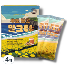 느랑풀 제주산 우도땅콩 밀크티 스틱, 4개, 10개입, 30g