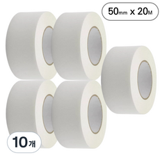 아트위브 마스킹 테이프 종이테이프 아이보리 50mm, 10개