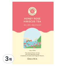 뉴올티 허니 로즈 히비스커스티 꿀차, 1.5g, 10개입, 3개