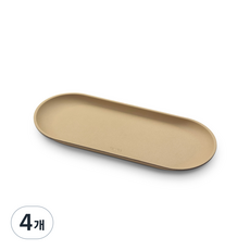 페니체 오피스 가죽 펜 트레이, 4개, 베이지