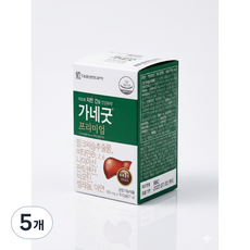 대웅 가네굿 프리미엄 밀크씨슬 추출물 간 건강 밀크시슬 영양제, 30정, 5개