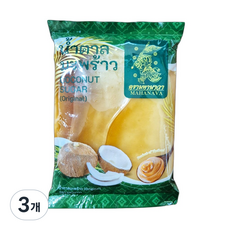 태국 코코넛 팜슈가 오리지날 갈색설탕 COCONUT SUGAR, 500g, 3개