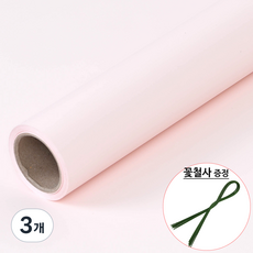 꽃 포장지 두꺼운 플로드 2 프랜즈, 22.연연핑크색, 3개