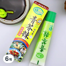 (배터짐) 강력 강하게 매운 칭지라 와사비 강력한 회 조개 맛 (일요일&당일발송), 6개, 43g