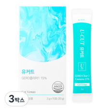 겟비너스 유커트 L 글루타민 위건강 영양제, 3박스, 15회분